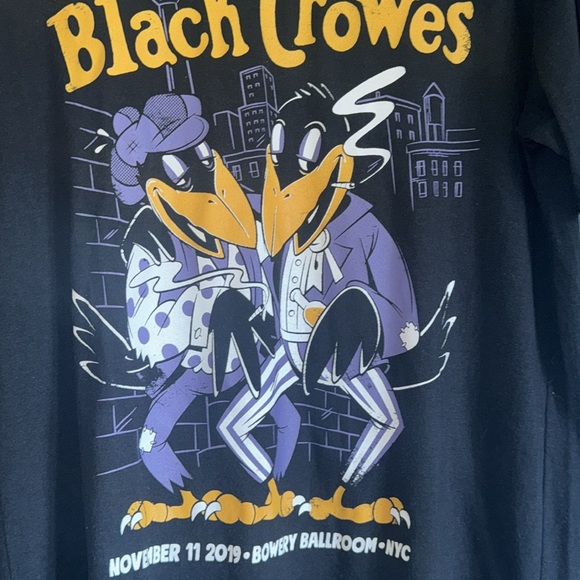 THE BLACK CROWES BOWERY BALLROOM TOUR SHIRT 2019 VINTAGE MENS MEDIUM GRAPHIC TEE - Picture 3 of 4